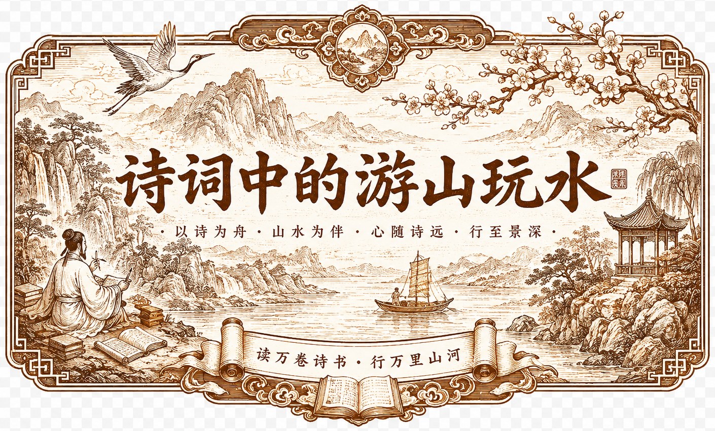 诗词中的游山玩水