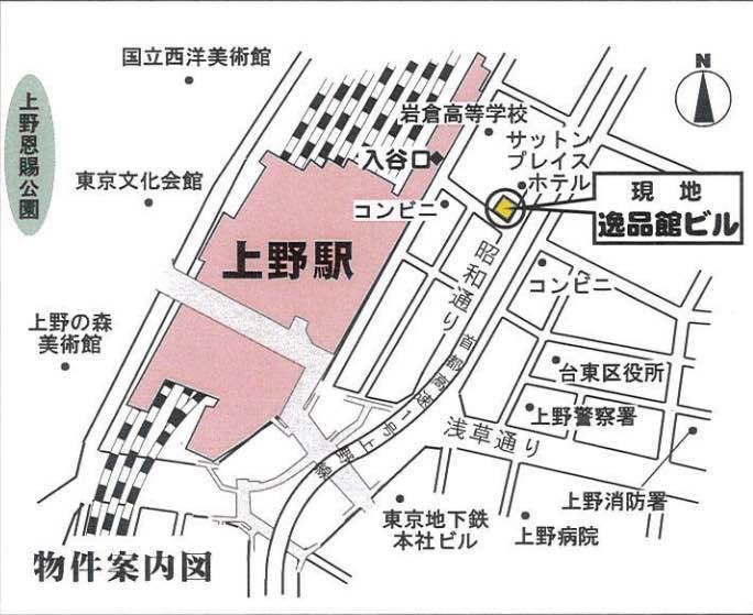 物件案内图：逸品館ビル